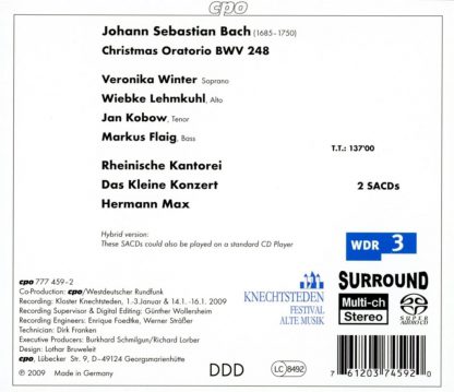 Photo No.2 of Bach, J S: Christmas Oratorio, BWV248