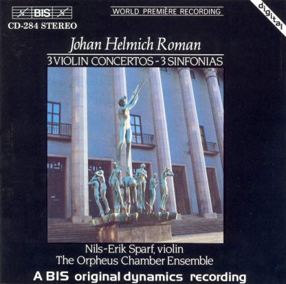 Photo No.1 of Johan Helmich Roman - Violin Concertos & Sinfonias