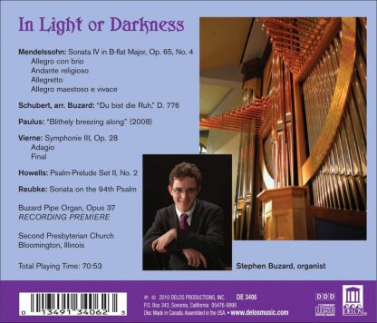 Photo No.2 of Mendelssohn / Schubert / Buzard: In Light or Darkness