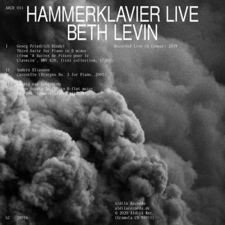 Photo No.1 of Beethoven: Hammerklavier Live by Beth Levin