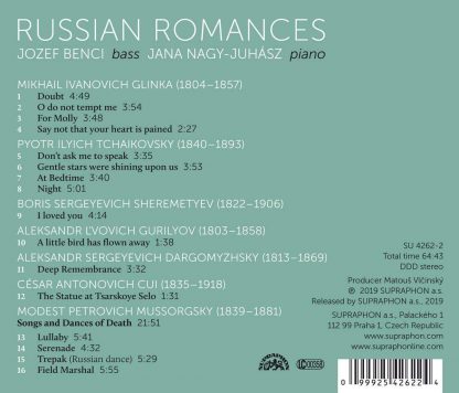 Photo No.2 of Russian Romances: Mussorgsky, Tchaikovsky, Glinka