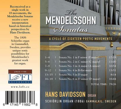 Photo No.2 of Mendelssohn: 6 Organ Sonatas, Op. 65