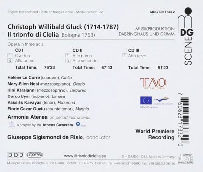 Photo No.2 of Christoph Willibald Gluck: Il Trionfo di Clelia