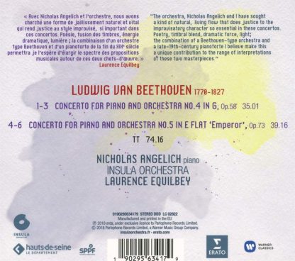 Photo No.2 of Beethoven: Piano Concertos Nos. 4 & 5