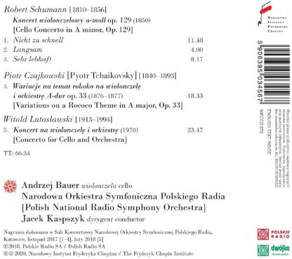 Photo No.2 of Schumann, Tchaikovsky, Lutoslawski: Cello Concertos