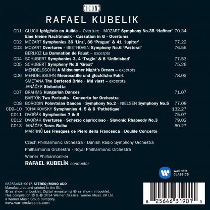 Photo No.2 of Rafael Kubelik: The Complete HMV Recordings