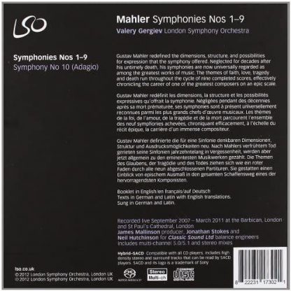 Photo No.2 of Mahler: Symphonies 1-9