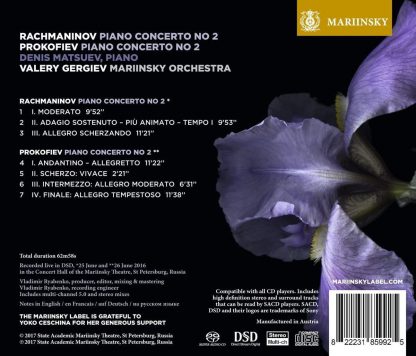 Photo No.2 of Rachmaninov & Prokofiev: Piano Concerto No. 2