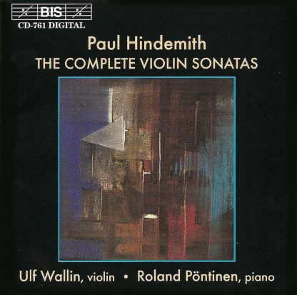 Photo No.1 of Paul Hindemith - The Complete Violin Sonatas