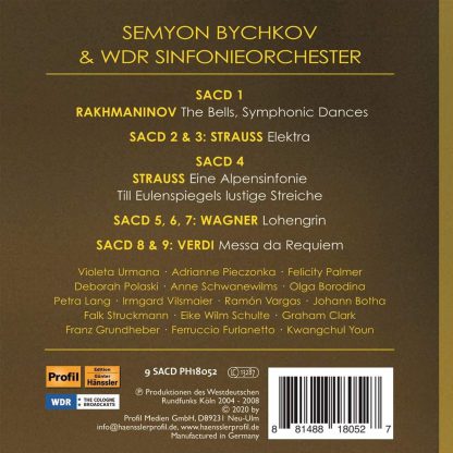 Photo No.2 of Semyon Bychkov & WDR Sinfonieorchester