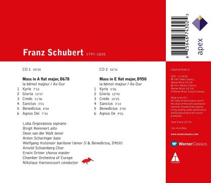 Photo No.2 of Schubert: Masses Nos. 5 & 6