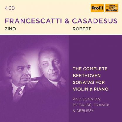 Photo No.1 of Zino Francescatti & Robert Casadesus - The Complete Beethoven Violin Sonatas