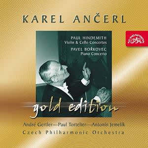 Photo No.1 of Karel Ancerl Gold Edition Vol.30 - Hindemith: Violin & Cello Concertos - Bořkovec: Piano Concerto