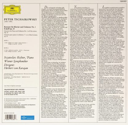 Photo No.2 of Tchaikovsky: Piano Concerto No. 1 (LP 180g)