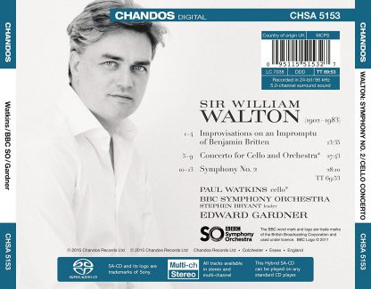 Photo No.2 of Walton: Symphony No. 2 & Cello Concerto
