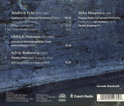 Photo No.2 of Czech Viola Concertos - Music by Feld, Flosman; Bodorova