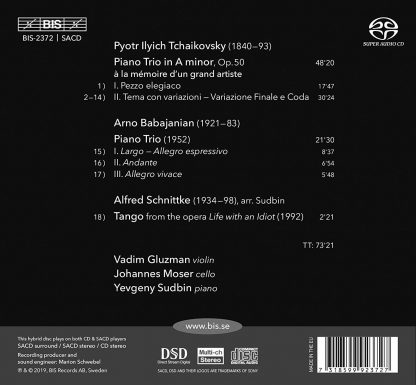 Photo No.2 of Tchaikovsky & Babajanian: Piano Trios