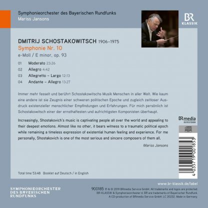 Photo No.2 of Shostakovich: Symphony No. 10