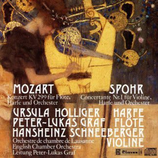 Photo No.1 of Mozart, Spohr: Double Concerto for Flute, Harp & Orchestra - Concertante No. 1 for Violin, Harp & Orchestra