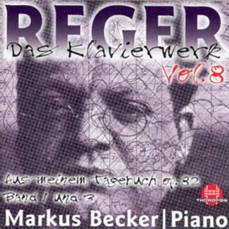 Photo No.1 of Reger: Complete Works for Piano Vol. 8