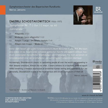 Photo No.2 of Shostakovich: Symphony No. 7