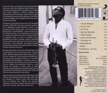Photo No.2 of Miles Davis: 'Round About Midnight (10 Tracks)
