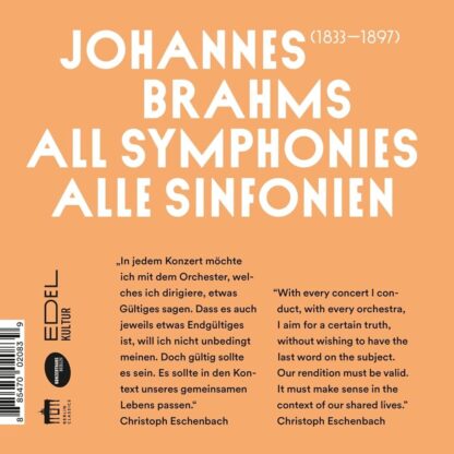 Photo No.2 of Johannes Brahms: Symphonies Nos 1-4 (Cpmplete)