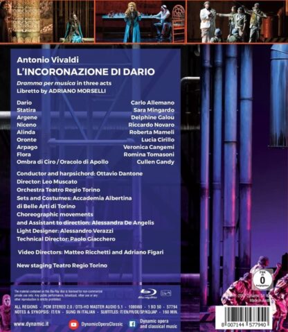Photo No.2 of Antonio Vivaldi: L'Incoronazione di Dario