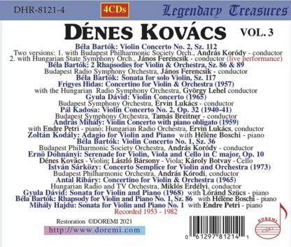 Photo No.2 of Denes Kovacs - Legendary Treasures Vol.3