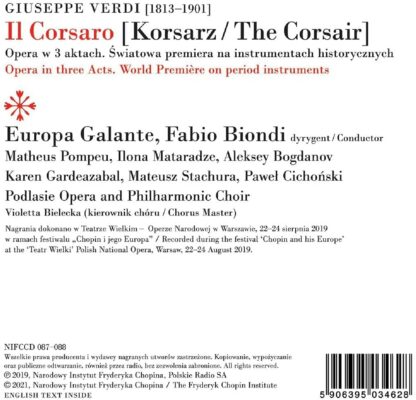Photo No.2 of Giuseppe Verdi: Il Corsaro