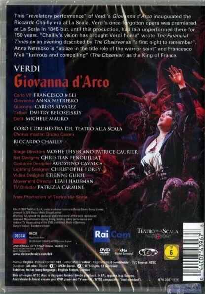 Photo No.2 of Verdi: Giovanna d'Arco
