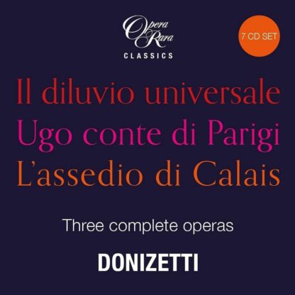 Photo No.1 of Gaetano Donizetti: Three Complete Operas
