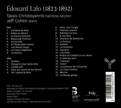Photo No.2 of Edouard Lalo: Complete Songs