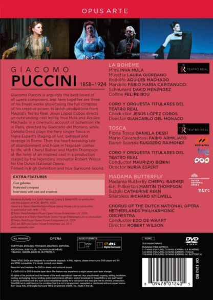 Photo No.2 of Giacomo Puccini: 3 Operas Box