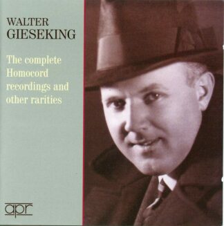 Photo No.1 of Walter Gieseking: The complete Homocord recordings and other rarities