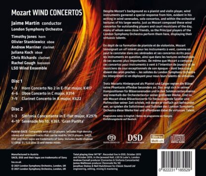 Photo No.2 of Wolfgang Amadeus Mozart: Wind Concertos