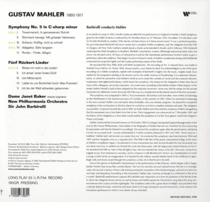 Photo No.2 of Gustav Mahler: Symphony No. 5 & Rückert-Lieder (Vinyl 180g)