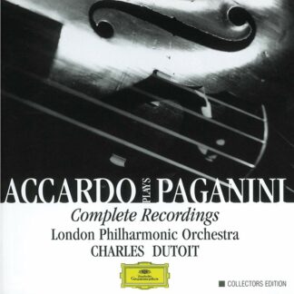 Photo No.1 of Accardo plays Niccolo Paganini (Complete Recordings)