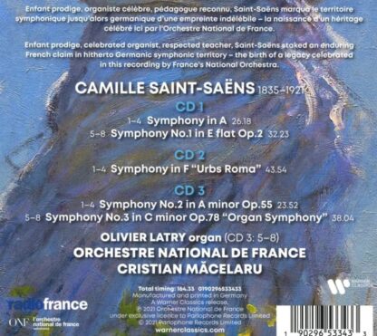 Photo No.2 of Camille Saint-Saëns: Complete Symphonies