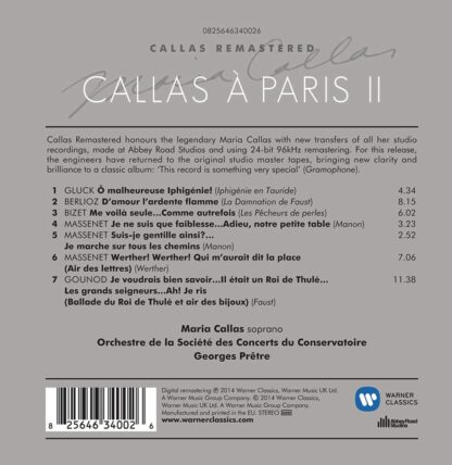 Photo No.2 of Maria Callas à Paris Vol.2 (1963)