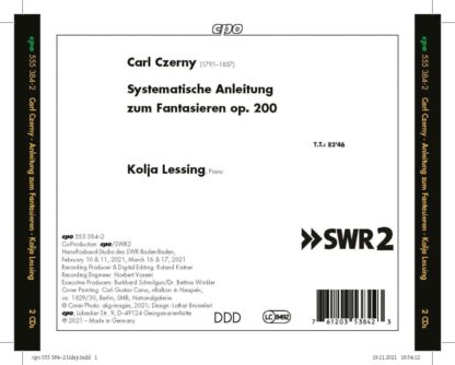 Photo No.2 of Carl Czerny: Systematische Anleitung Zum Fantasieren Op. 200