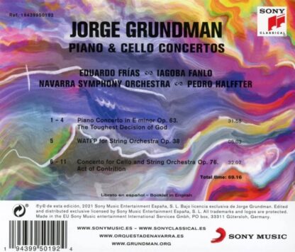 Photo No.2 of Jorge Grundman: Piano & Cello Concertos
