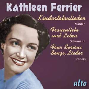 Photo No.1 of Kathleen Ferrier - Lieder by Schumann, Mahler & Brahms