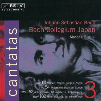 Photo No.1 of J.S. Bach - Cantatas, Vol.3 (BWV 12, 54, 162, 182)