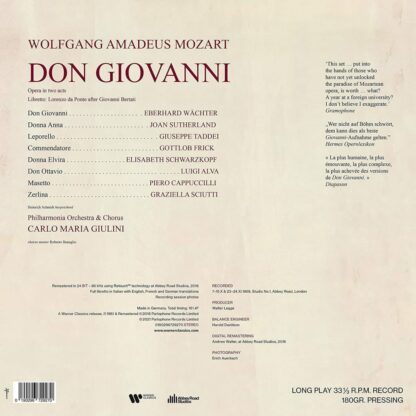 Photo No.2 of Wolfgang Amadeus Mozart: Don Giovanni (Vinyl 180g)