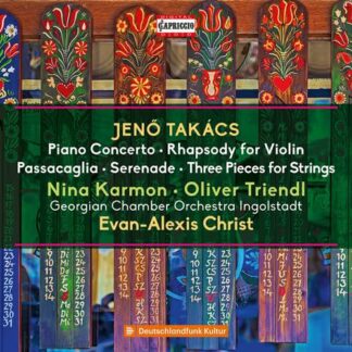Photo No.1 of Jenö Takács: Piano Concerto, Rhapsody for Violin, Passacaglia