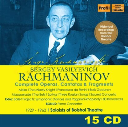 Photo No.1 of Sergey V. Rachmaninov: Complete Operas, Cantatas & Fragments