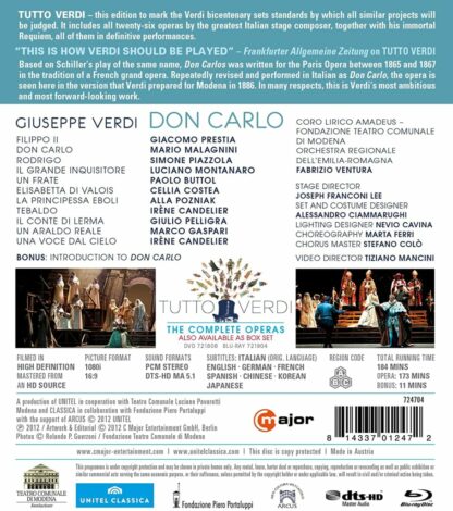 Photo No.2 of Giuseppe Verdi: Don Carlo (Tutto Verdi Vol. 23)