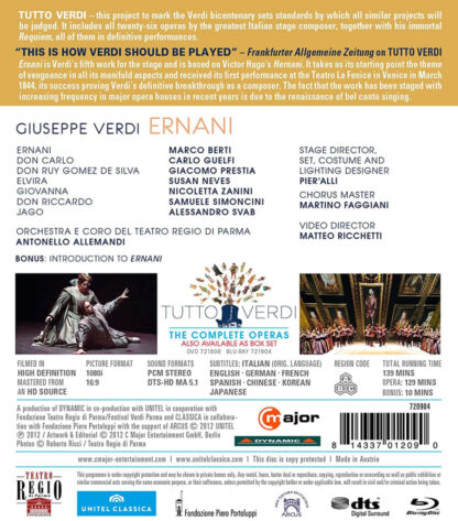 Photo No.2 of Giuseppe Verdi: Ernani (Tutto Verdi Vol.5)