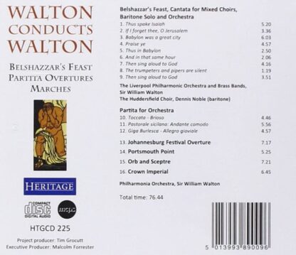 Photo No.2 of Walton conducts Walton Vol. 2